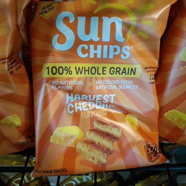 Cheddar Sun Chips.