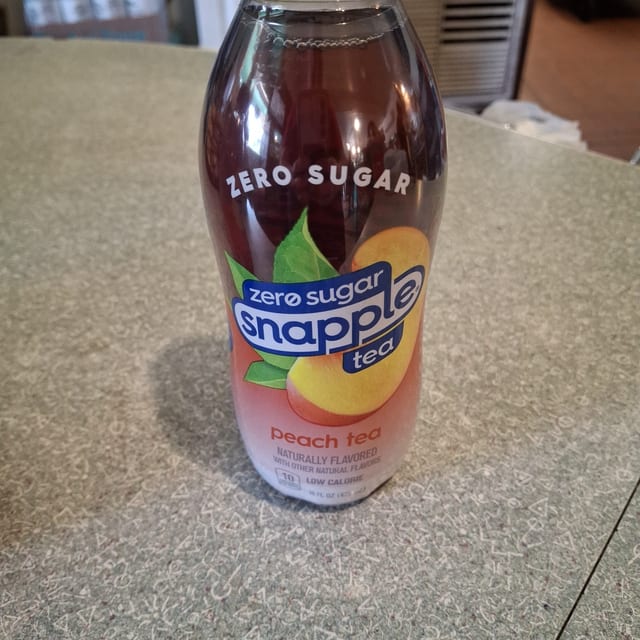 Diet Snapple Peach.