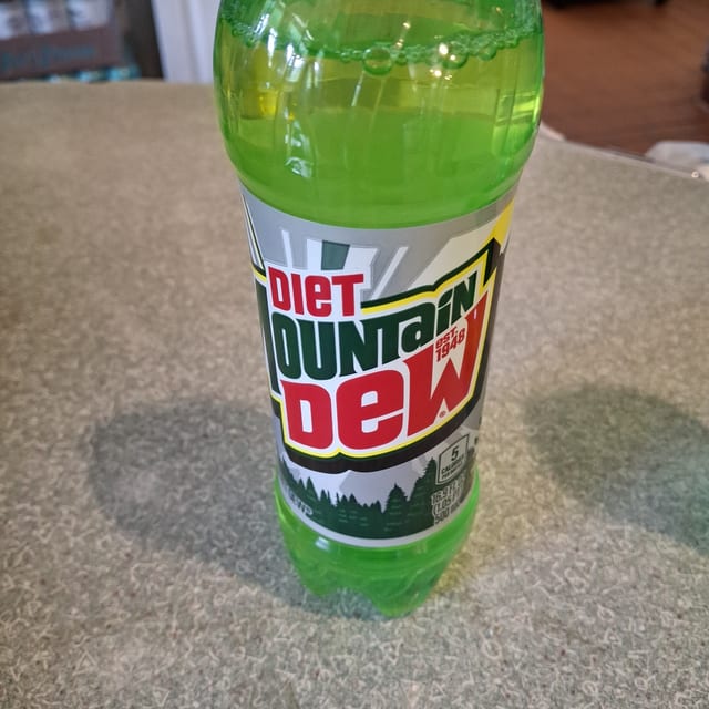Diet Mountain Dew.