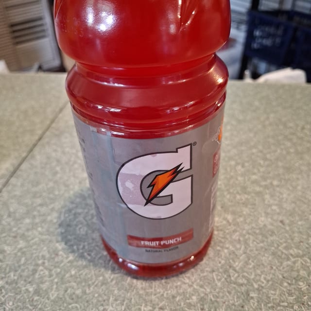 Gatorade Fruit Punch.