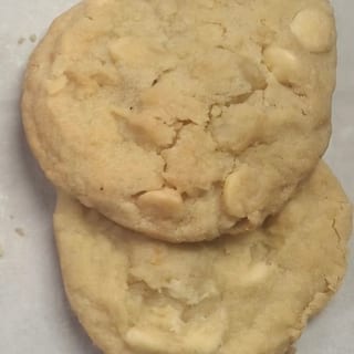 White Choc Macadamia Cookies